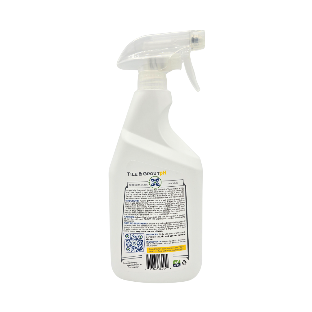 StonePH Tile & Grout Cleaner — Targeted pH 4 Formula
