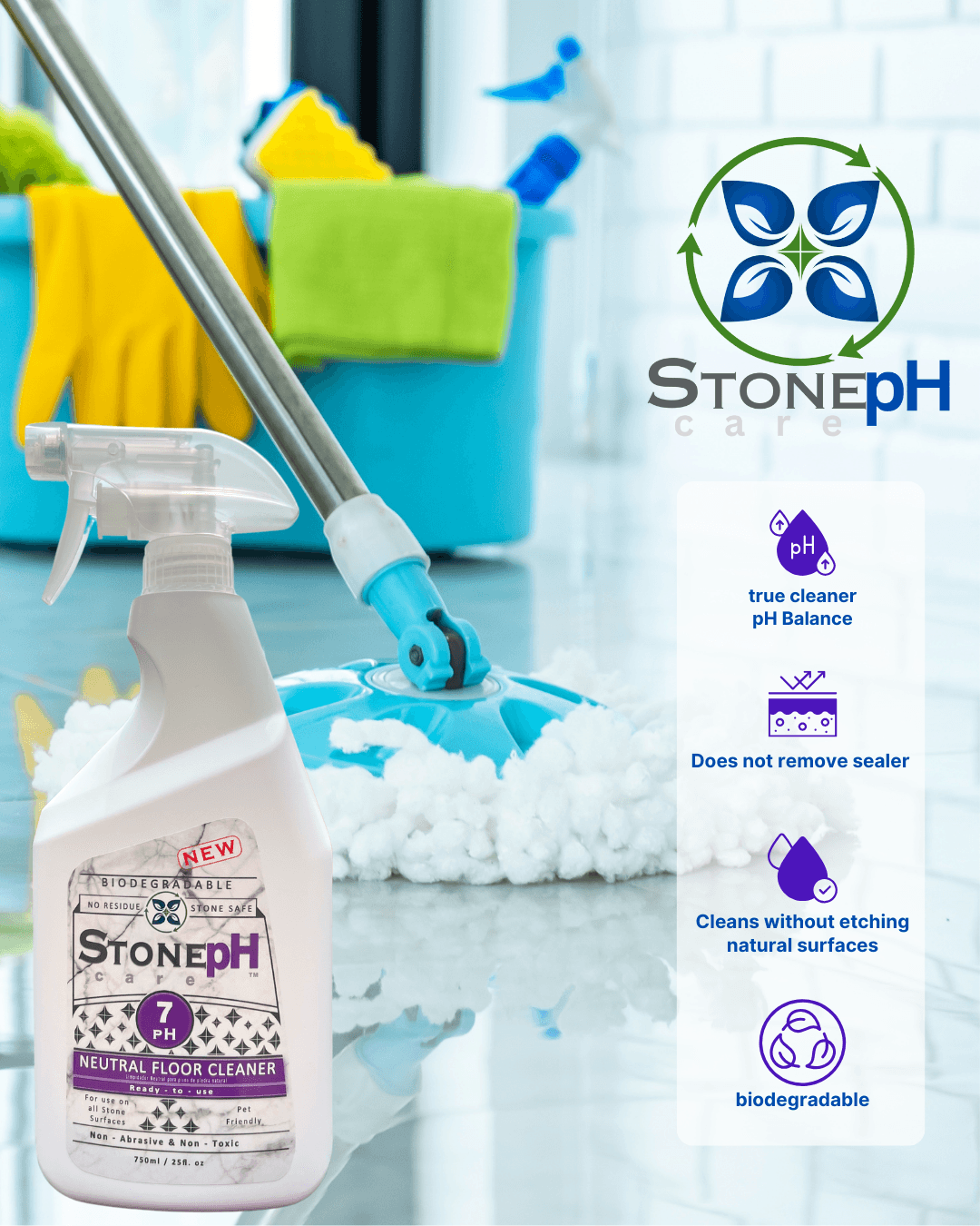 StonePH pH-Neutral Floor Cleaner