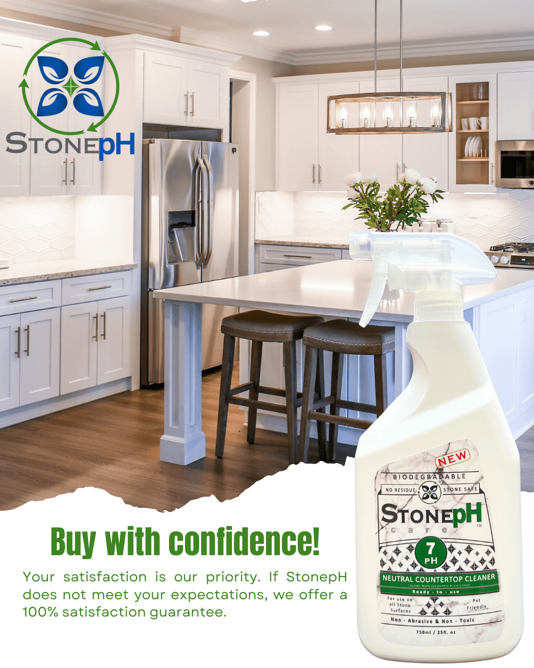 StonePH pH-Neutral Countertop Cleaner