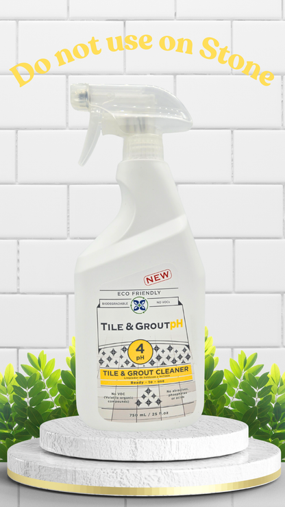 StonePH Tile & Grout Cleaner — Targeted pH 4 Formula